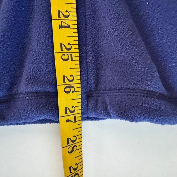 MERRELL Jacket Large Women's Fleece Hooded Full Zip Front Zip Pockets Navy Blue - Picture 12 of 12